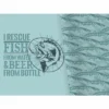 Bio-Jersey XXL Panel + Kombistoff Gone Fishing, I Resque Fish..., 2 In 1