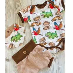 Bio-Jersey,Im Regenwald, Tiger -Outlet STOFFWELTEN Store bio jerseyim regenwald tiger4