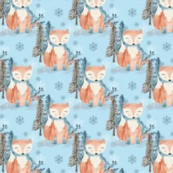 Bio-Sommersweat, Bear & Friends, Fuchs Auf Blau