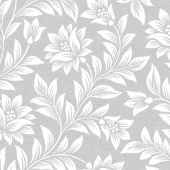 Bio-Sommersweat, Blumen, Grau, Floral Denim