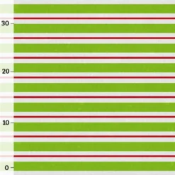 Bio-Sommersweat ELF Kombistoff Streifen Weihnachten