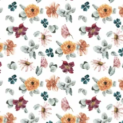 Bio-Sommersweat, Flowers, Rainbow Animals