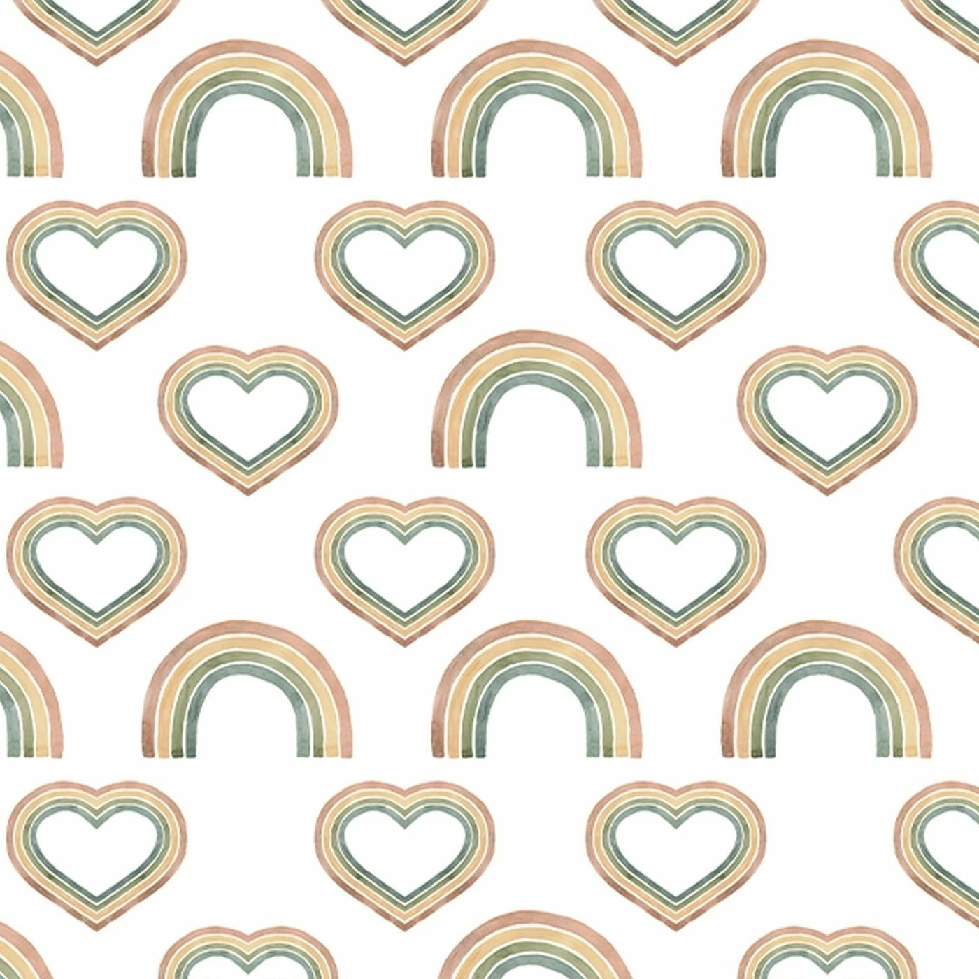 Bio-Sommersweat, Herzen & Regenbogen, Rainbow Animals 1 Bio-Sommersweat, Herzen & Regenbogen, Rainbow Animals