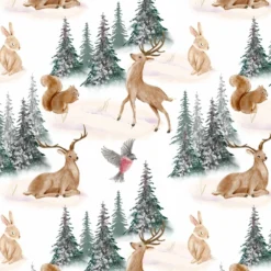 Bio-Sommersweat, Hirsch, Snow Deer