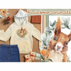 Bio-Sommersweat, Leaves, Rainbow Animals 12 Bio-Sommersweat, Leaves, Rainbow Animals -Outlet STOFFWELTEN Store bio sommersweat leaves rainbow animals6