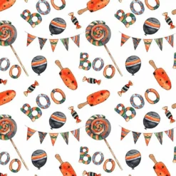 Bio-Sommersweat Lollies Boo, Happy Halloween