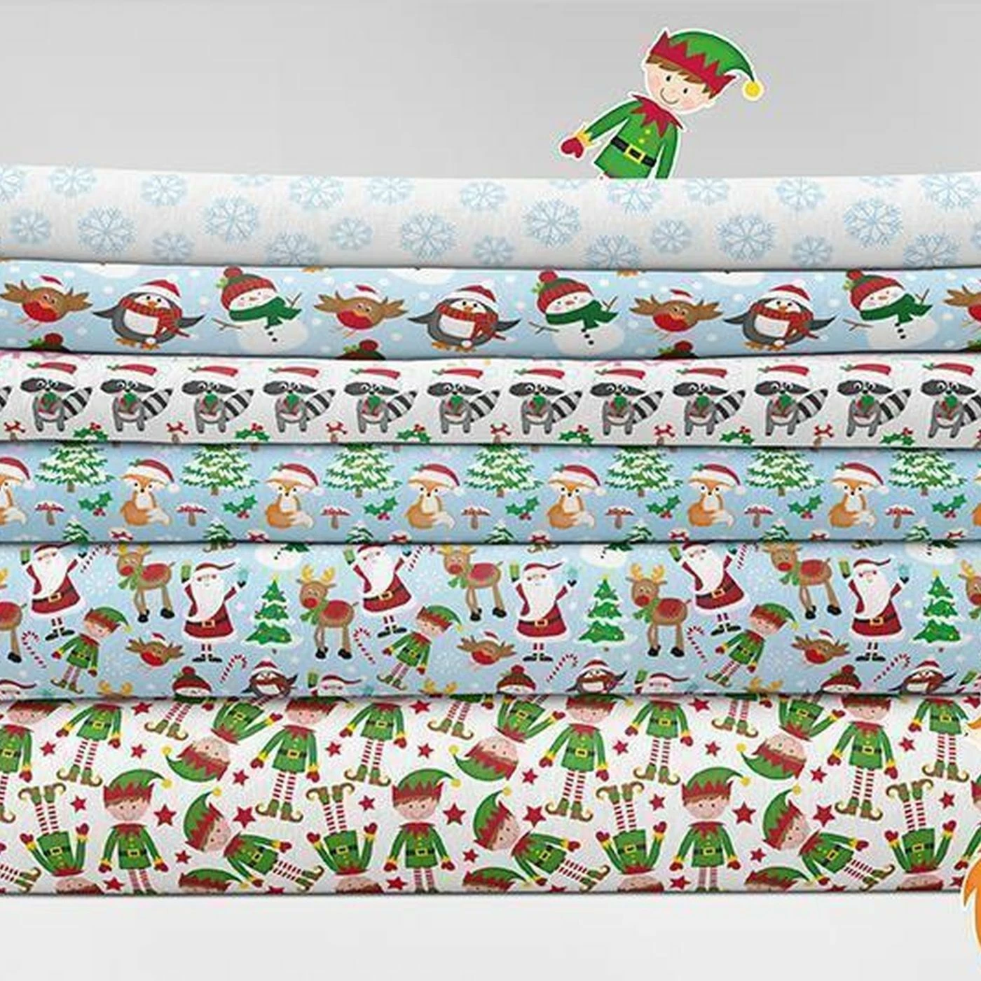 Bio-Sommersweat, Rehe, Weihnachtsfreunde 4 Bio-Sommersweat, Rehe, Weihnachtsfreunde – Bild 4