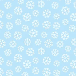 Bio-Sommersweat, Schneeflocken Auf Hellblau, Weihnachtsfreunde,by