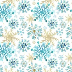 Bio-Sommersweat, Schneeflocken