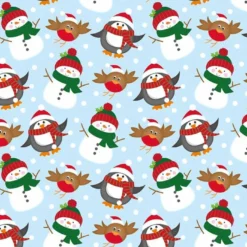 Bio-Sommersweat, Schneemann Und Pinguin, Weihnachtsfreunde,by