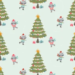 Bio-Sommersweat, Tannenspaß, Waschbärwinter