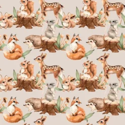 Bio-Sommersweat, Tiere Des Waldes II, Im Wald