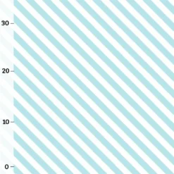 Bio-Sommersweat UGLY CHRISTMAS Blau Streifen Kombistoff