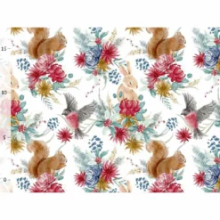 Bio-Sommersweat, Weiß, Snow Deer