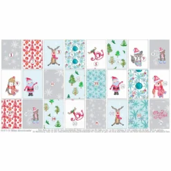 Canvas, Chevron, Adventskalender-Kombistoff -Outlet STOFFWELTEN Store canvas chevron adventskalender kombistoff 13