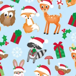 Canvas, Fahrzeuge Winterfreunde Adventskalender-Kombistoff