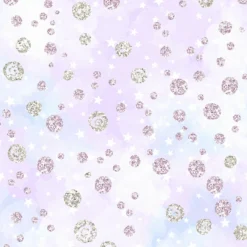 Canvas, Fake-Glitzer Punkte, Adventskalender-Kombistoff