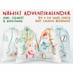 Canvas, Rauten, Adventskalender-Kombistoff -Outlet STOFFWELTEN Store canvas rauten adventskalender kombistoff3