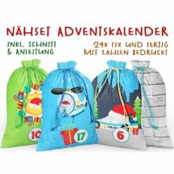 Canvas, Schräge Streifen, Adventskalender-Kombistoff -Outlet STOFFWELTEN Store canvas schraege streifen adventskalender kombistoff 23