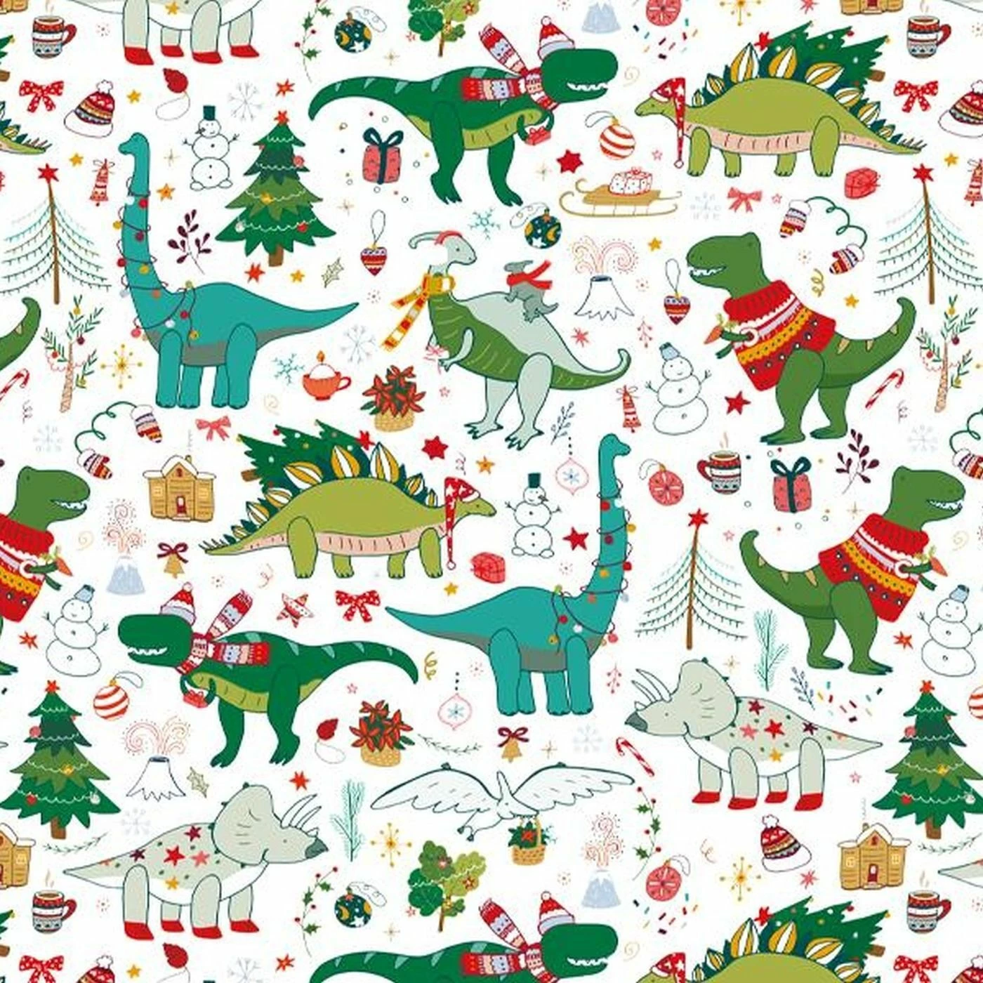 Dino-Weihnachten Auf Hochwertiger, Super Weicher, ägyptischer Baumwolle, Weihnachten 1 Dino-Weihnachten Auf Hochwertiger, Super Weicher, ägyptischer Baumwolle, Weihnachten