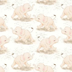 Dschungelfreunde, Elefanten, Rosa, BIO-Jersey