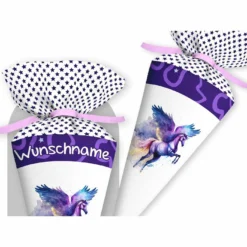 Geschwister-Schultüte Pegasus, Nähset Mit Rohling