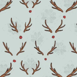 Geweihe Auf Hochwertiger, Super Weicher, ägyptischer Baumwolle, Weihnachten