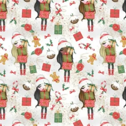 Girls Auf Hochwertiger, Super Weicher, ägyptischer Baumwolle, Weihnachten