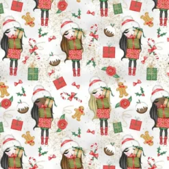 Girls, BIO-Jersey, Weihnachten