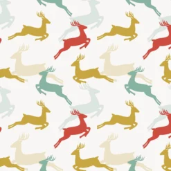 Hirsche Auf Hochwertiger, Super Weicher, ägyptischer Baumwolle, Weihnachten