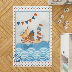 Hochw. BIO-Krabbeldecke / Krabbeldeckentop, 135x100cm, Over The Sea, Weiche, ägyptische Baumwolle -Outlet STOFFWELTEN Store hochw bio krabbeldecke krabbeldeckentop 135x100cm over the sea weiche aegyptische baumwolle3