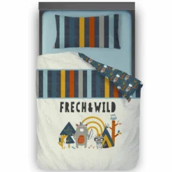 Kinderbettwäsche, Frech & Wild (Nähset)