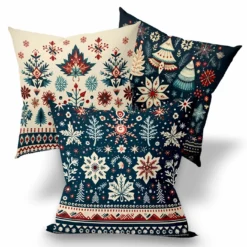 Kissen 3er SET Eisblumen (Nähset)