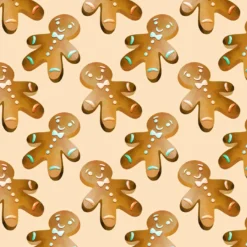 Lebkuchen Auf Hochwertiger, Super Weicher, ägyptischer Baumwolle, Weihnachten