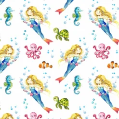 Meerjungfrau, Blond, BIO-Jersey