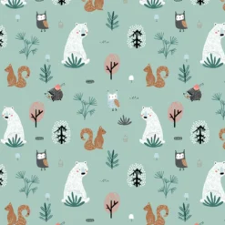 Musselin, Bären Igel, Scandic Kids