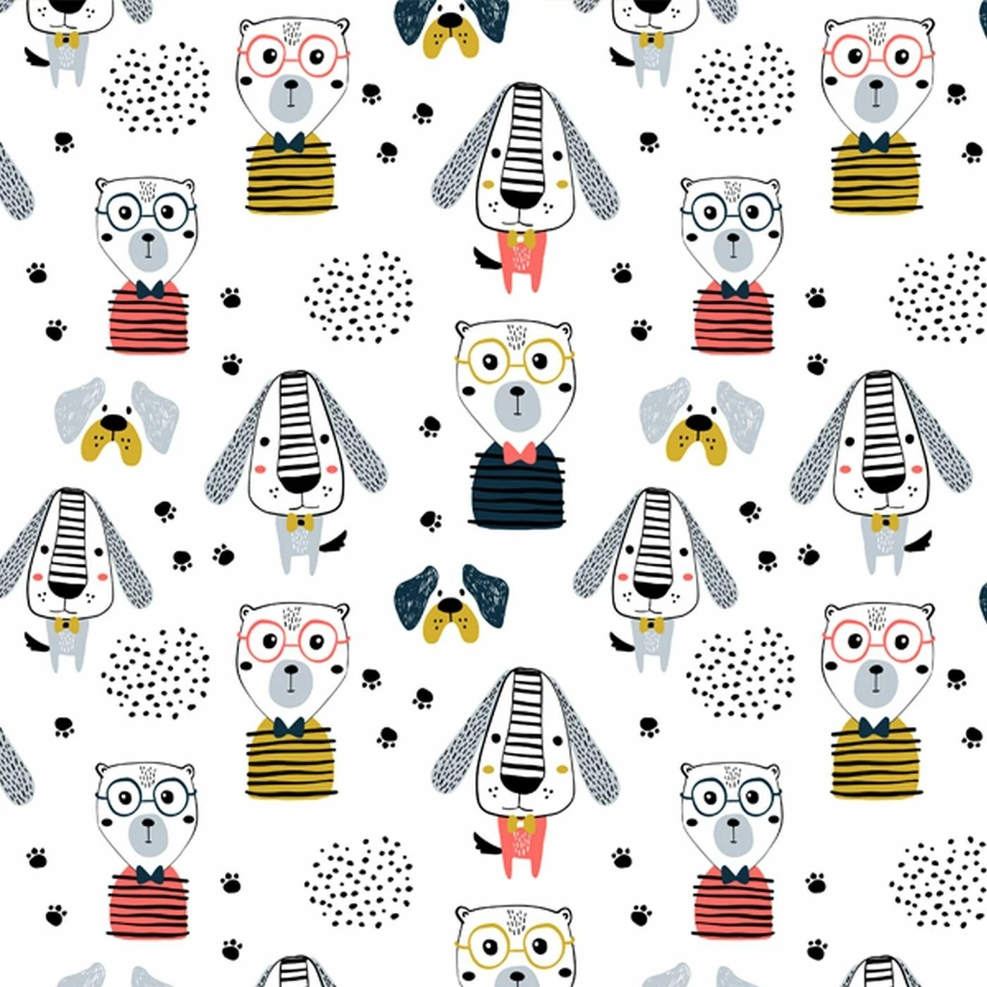 Musselin, Hunde, Scandic Kids 1 Musselin, Hunde, Scandic Kids