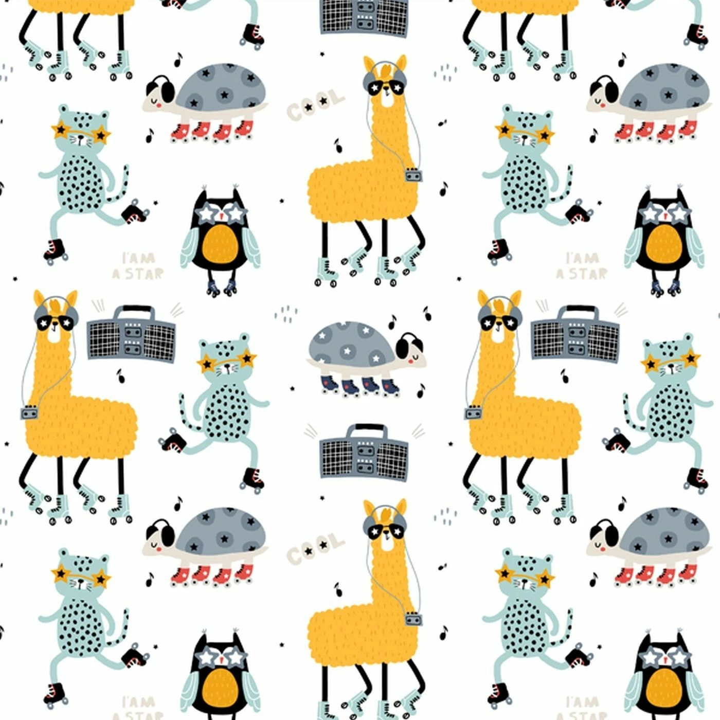 Musselin, Lama, Scandic Kids 1 Musselin, Lama, Scandic Kids