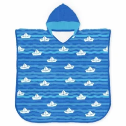 Musselin-Poncho, Boot (Nähset)