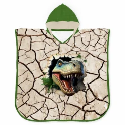 Musselin-Poncho, Dino (Nähset)