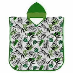 Musselin-Poncho, Dinos (Nähset)