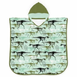Musselin-Poncho, Dinosaurier (Nähset)