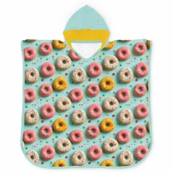 Musselin-Poncho, Donuts (Nähset)