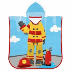 Musselin-Poncho, Feuerwehr (Nähset)