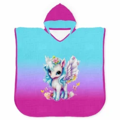 Musselin-Poncho, Pegasus (Nähset)