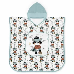 Musselin-Poncho, Pirat (Nähset)