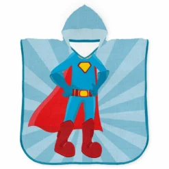 Musselin-Poncho, Superheld (Nähset)