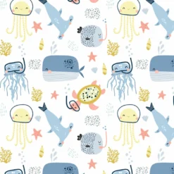 Musselin, Unterwasserwelt, Scandic Kids