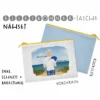 Nähset Alleskönner Tasche, Vater & Kind (Baby) Am Strand , Wunschnamen + Wunschfrisuren, Inkl. Schnittmuster