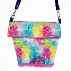 Nähset Foldover Bag Tasche, Grafisch, Inkl. Schnittmuster + Anleitung